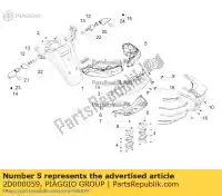 2D000059, Piaggio Group, rechter achterlicht piaggio mp mp3 350 maxi sport zapm860x, zapta10w zapm86100, zapm86101 zapm86200, zapm86202 zapta10x zapta1100, zapta19l zapta1200 zapta1200, zapta1201 zapta1202 zapta1202, zapta1204 zapta130 zaptd1102,  zaptd120 300 350 400 500 2014 2015 2016 2017 2018 20, Nieuw