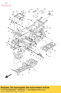 yamaha 1CTF81000000 trousse à outils - La partie au fond