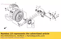 961406200010, Honda, Rolamento, esfera radial, 620 honda nps zoomer  sa vision qr sa50 1 qr50 nps50 50 , Novo