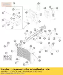 Tutaj możesz zamówić grzejnik 990 duke 09 od KTM , z numerem części 61035110000: