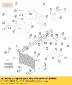 ktm 61035110000 grzejnik 990 duke 09 - Dół