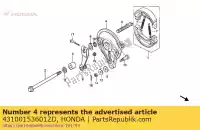 43100153601ZD, Honda, painel comp rr nh196 honda nsr  s f nsr50s 50 , Novo