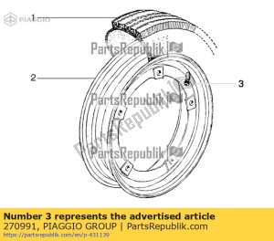 aprilia 270991 tubeless band ventiel - Onderkant