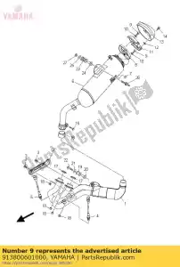 yamaha 913800601000 bullone, presa - Il fondo