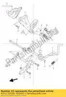 4351132C00, Suzuki, bar, fr ftrst, r suzuki rg gamma fu f rgv  tr street magic s wolf u rgv250 rg125fu tr50s 125 250 50 , Nouveau