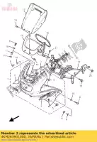 4KM283901000, Yamaha, ensemble graphique, capot yamaha xj xjs diversion 900, Nouveau