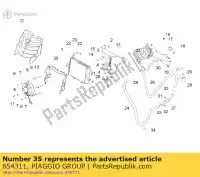 654311, Piaggio Group, Conduit d'air piaggio carnaby 125 200 250 300 2007 2008 2009, Nouveau