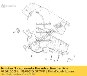 Piaggio Group 67541300HH lh plug - Lado inferior