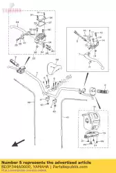 Aqui você pode pedir o suporte, alça superior 1 em Yamaha , com o número da peça BD3F344A0000: