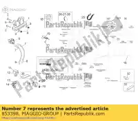 853398, Piaggio Group, fio ht aprilia  mana na zd4rc000, zd4rca00, zd4rc001, zd4rcc00 zd4rcb00, zd4rcc01, zd4rce00 850 2007 2008 2009 2010 2011 2016, Novo