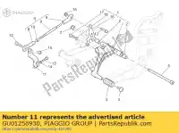 GU01256930, Piaggio Group, d?wignia zmiany biegów moto-guzzi v 1100 1999 2001 2002, Nowy