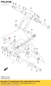 Suzuki 6262602B40 spacer - Bottom side