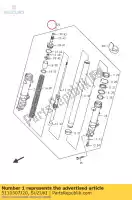 5110307J20, Suzuki, amortecedor assy, ??para suzuki gsx  fa gsx1250fa 1250 , Novo