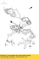 3415344H00, Suzuki, embalaje de goma suzuki sfv gladius u  ua aue a sfv650a 650 , Nuevo