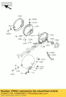 230621134, Kawasaki, bracket-comp bn125-a6 kawasaki eliminator 125 2003 2004 2005 2006 2007, Nuovo