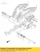 6128212C00, Suzuki, spacer,swg arm suzuki rgv  rgv250 250 , New