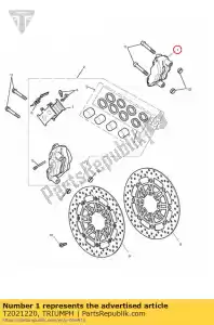 triumph T2021220 zacisk zaciskowy lh - Dół