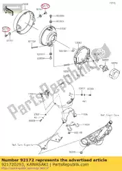 Ici, vous pouvez commander le vis vn900c7f auprès de Kawasaki , avec le numéro de pièce 921720293: