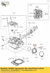 01 houder-gasklephuis van Kawasaki, met onderdeel nummer 160660010, bestel je hier online: