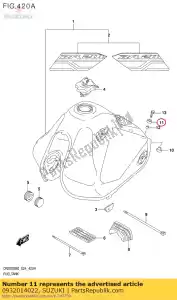 Suzuki 0932014022 poduszka - Dół