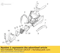 65370400BT, Piaggio Group, frontafschermingen, esprit, suffixe : bt_wit parelwit 566     , Nouveau