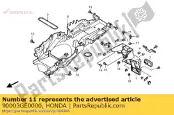 Here you can order the bolt, rr. Fender from Honda, with part number 90003GE0000: