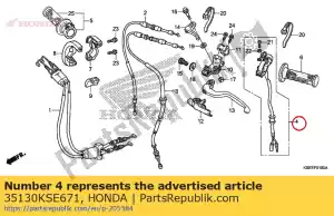 honda 35130KSE671 schakelaar, motor afzetten - Onderkant