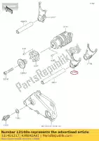 131401217, Kawasaki, fork-shift, 2e en 3e klx250-d1 kawasaki  d klx 125 250 300 1993 1994 1995 1996 1997 1998 1999 2000 2001 2002 2003 2009 2010 2011 2012 2013 2014 2015 2016 2017 2018 2019 2020 2021, Nieuw