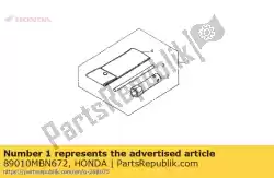 gereedschapset van Honda, met onderdeel nummer 89010MBN672, bestel je hier online: