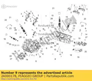 Piaggio Group 2A000178 valvola. nel - Il fondo