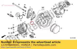 Honda 12394GW8681 joint, r. culasse - La partie au fond