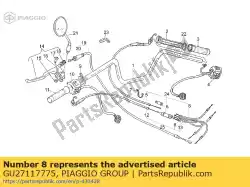 Aqui você pode pedir o cabo do acelerador em Piaggio Group , com o número da peça GU27117775: