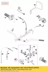 Tutaj możesz zamówić d? Wignia sprz? G? A komplet kpl. Domino od KTM , z numerem części 58302040100: