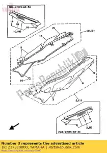 Yamaha 1KT2173E0000 gráfico 1 - Lado inferior