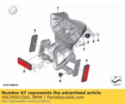 Tutaj możesz zamówić ? Ruba z ? Bem walcowym - m8x35-8. 8-znniv od BMW , z numerem części 46638561560: