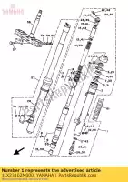 1LX23102M000, Yamaha, zespó? przedniego widelca (lewa) yamaha yz 125, Nowy