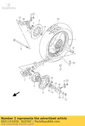 Qui puoi ordinare disco, rr. Brk. Da Suzuki , con numero parte 6921101D00: