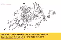 12200GEV760, Honda, comp. cabeça, cilindro honda nps zoomer  nps50 50 , Novo