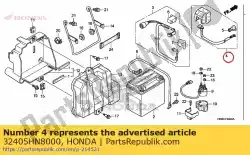 Aqui você pode pedir o cabo, motor de arranque em Honda , com o número da peça 32405HN8000: