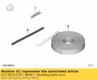 61138353747, BMW, Kabelverbinding bmw  c1  20 40 125 200 310 400 600 650 700 750 800 850 900 1000 1100 1150 1200 1250 1300 1600 1800 1992 1993 1994 1995 1996 1997 1998 1999 2000 2001 2002 2003 2004 2005 2006 2007 2008 2009 2010 2011 2012 2013 2014 2015 2016 2017 2018 2019 2020 2021, Nieuw