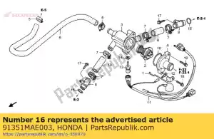 honda 91351MAE003 oring, 43,5x2,0 - La partie au fond