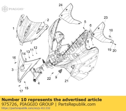 Aprilia 975726, Rooster, OEM: Aprilia 975726