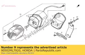 Honda 90502ML7920 colarinho, rr.winker - Lado inferior