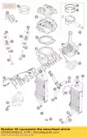 SXS00540002I, KTM, piston i cpl.d = 97 kh = 23,5mm ktm exc mxc sx sxs racing australia europe six days usa g 400 520 540, Nouveau