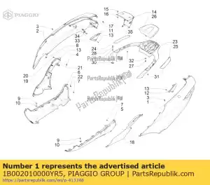 Piaggio Group 1B002010000YR5 l. seitent. - Dół