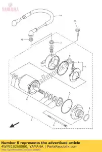 yamaha 4WP818260000 tornillo - Lado inferior