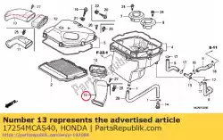 Aquí puede pedir conducto, l. Filtro de aire de Honda , con el número de pieza 17254MCAS40: