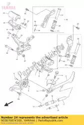 Aquí puede pedir collar (1hx) de Yamaha , con el número de pieza 90387087K500: