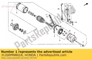 Honda 31200MN8018 startmotor - afbeelding 9 van 9