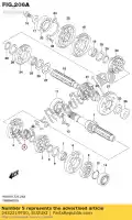 2432219F00, Suzuki, arbusto, segundo accionado suzuki  c dl v-strom gs gsf gsx gsx r sfv sv vl vs vx vz 400 450 500 550 600 650 750 800 1100 1200 1985 1986 1987 1988 1989 1990 1991 1992 1993 1994 1995 1996 1997 1998 1999 2000 2001 2002 2003 2004 2005 2006 2007 2008 2009 2010 2011 2012 2014 2015 2016 2, Nuevo